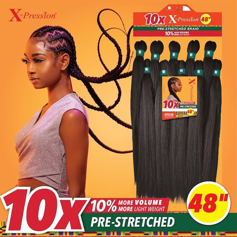Expression Braid1 10X braiding hair pack